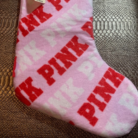 Victoria’s Secret pink Christmas stocking nwt! - Picture 2 of 2